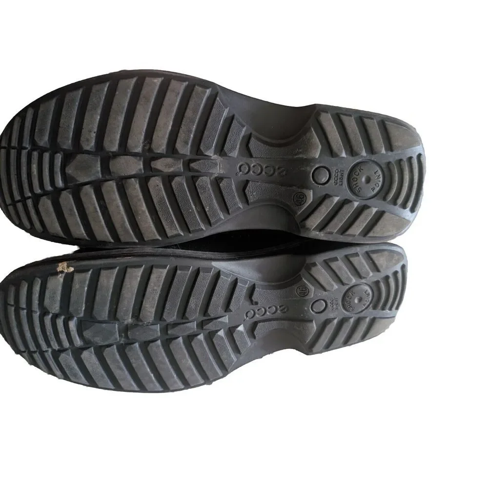 Ecco black leather